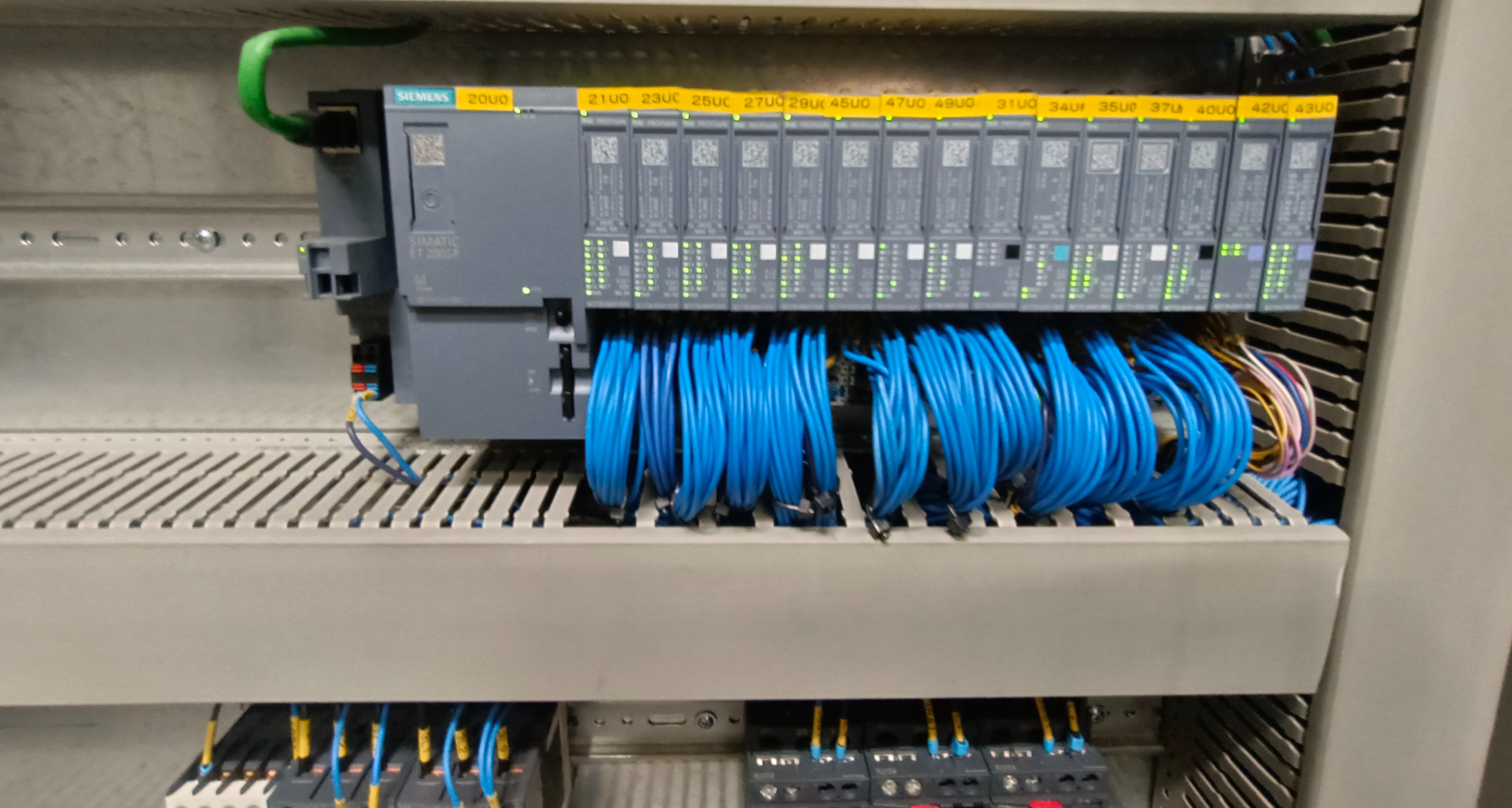 A machine PLC application